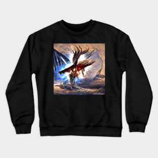 GEFALLENER ENGEL ORIGINAL AI DIGITALLY GENERATED ARTWORK Crewneck Sweatshirt